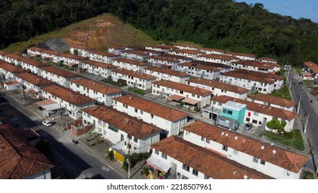 Ilheus, Bahia, Brazil - October 7, 2022: Affordable Housing In A Federal Government Housing Project Condominium In The City Of Ilheus.