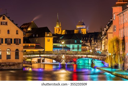 Ill River In Strasbourg - Alsace, France