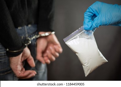 Illegal Transport Of Drugs.  A Police Officer Finds Drugs During The Search Of Drug Dealers. 