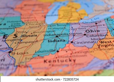 map of s in indiana Indiana Map Images Stock Photos Vectors Shutterstock map of s in indiana