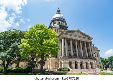 Illinois State Capital Building In Springfield, Illinois