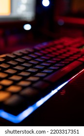 Illuminated Keyboard With Color Light