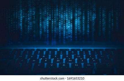 illuminated keyboard and  floating code 