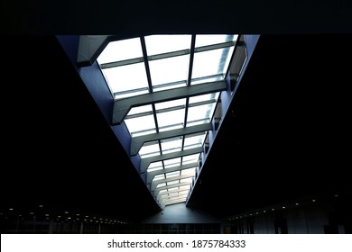 Illuminated Light Through Skylight Roof