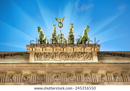 Similar – Brandenburg Gate Art