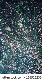 Illuminating Color Paint Splatter Abstract Style Stock Photo 1365282338 ...