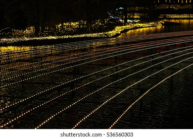 Illuminations by the waterside