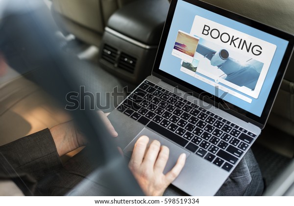 Illustration\
of air ticket booking for travel\
destination