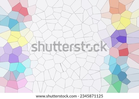 Illustration colorful Color frame border banner background Abstract mosaic image Modern design Cover notebooks albums screensaver Bright background backdrop Place for text Colored Copy space Bright