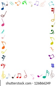 Music Notes Border Images, Stock Photos & Vectors | Shutterstock