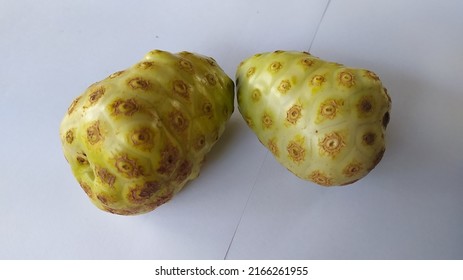 Illustration Photography Of Noni. Fruit For Health. Traditional Drink Ingredients. Good For Health