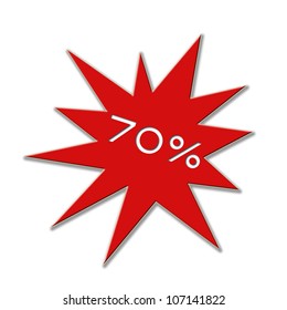 Illustration Price Tag Number Percent Stock Photo 107141822 | Shutterstock