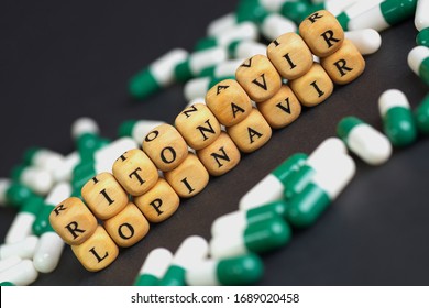 ILLUSTRATIVE EDITORIAL - Ritonavir Lopinavir Tablets For Covid-19 Cure.