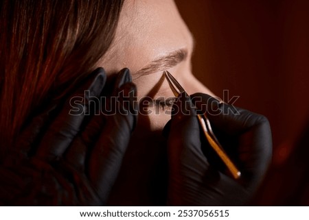 The illustrious Precision Eyebrow Microblading Process conducted expertly in a Salon Environment