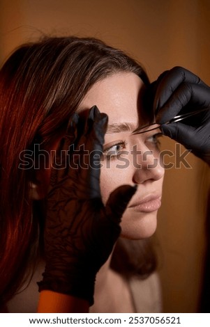 The illustrious Precision Eyebrow Microblading Process conducted expertly in a Salon Environment