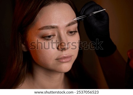 The illustrious Precision Eyebrow Microblading Process conducted expertly in a Salon Environment