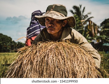 filipino rice hat