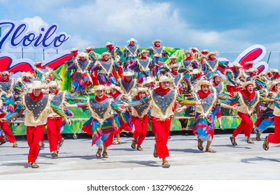 Iloilo Philippines Jan 27 Participants Dinagyang Stock Photo (Edit Now ...