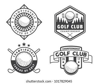 Golf Logo Vectors Free Download