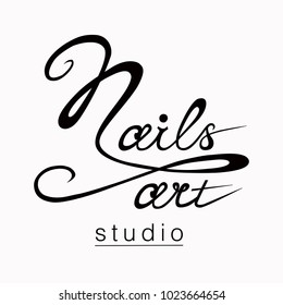 Nail Art Logo Vector (.AI) Free Download