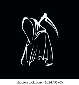 Search Halloween Grim Reaper Dead Logo Vectors Free Download