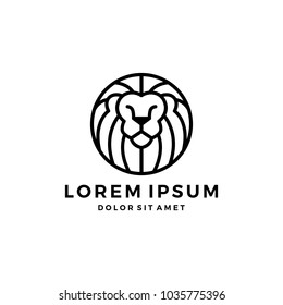 Lion Face Logo Vector (.CDR) Free Download