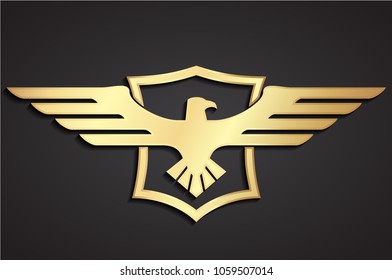 Golden Eagle Logo Png Vector Ai Free Download