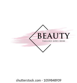 Fresh beauty logo template design Royalty Free Vector Image
