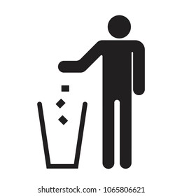 LITTER BIN SIGN Logo Vector (.EPS) Free Download