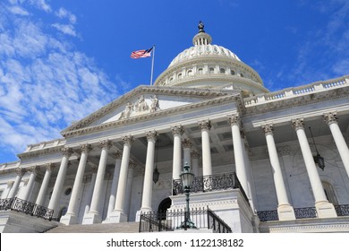 Gedung Kongres Nasional AS di Washington, DC. tengara Amerika.