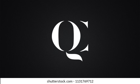 shoes with qc logo