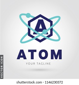 Atom Logo Vector Svg Free Download