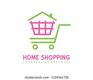 The Home Shopping Logo  Vector EPS Free Download