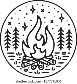 Camp Fire Logo Png Vector Eps Free Download