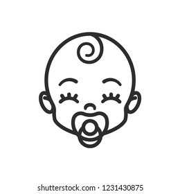 Baby face Logo Vector (.EPS) Free Download