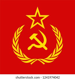 Flag of the Soviet Union Logo Vector (.EPS) Free Download