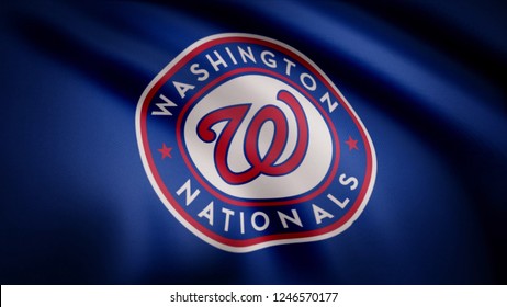 Washington Nationals - Jersey Logo (2018) - Baseball Sports Vector