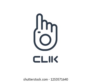 Hand Click Icon PNG vector in SVG, PDF, AI, CDR format