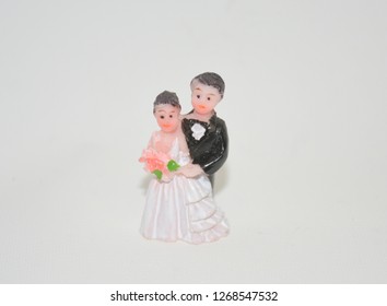 Pas getrouwd bruid en bruidegom souvenir trinket bruiloft snoep materiaal
