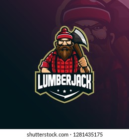 Lumberjack Logo Vector (.EPS) Free Download