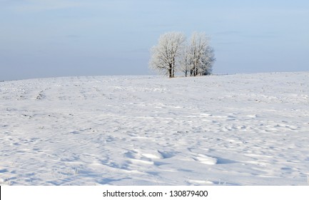 Camina por la hermosa escena invernal en Rusia