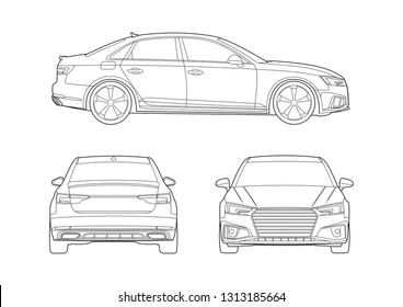 Audi Logo Vector (.AI) Free Download