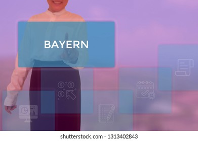 seleccione BAYERN - tecnología y concepto de negocio
