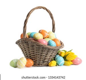 Easter Egg - Tulip and Basket 2K wallpaper download