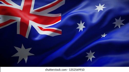 Australische vlag. Australië.