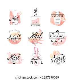 Nail Art Logo Vector (.AI) Free Download