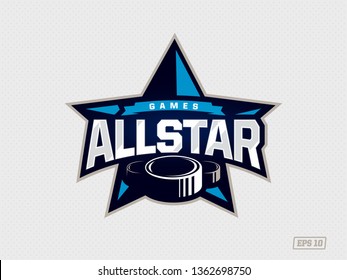 Baseball Allstar Logo Stock Vector (Royalty Free) 242036422