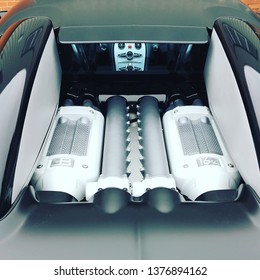 De koelinlaat van de Bugatti Veyron