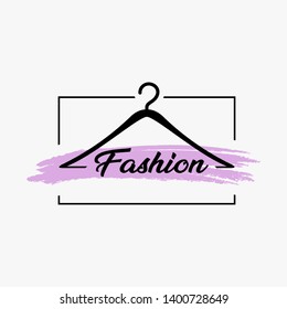 Clothes Hanger Pink Logo - Turbologo Logo Maker