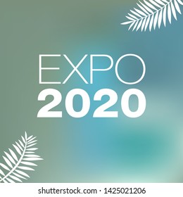 Expo 2020 Logos with Quote EXPO 2020 Dubai UAE Logo Vector EPS Free Download